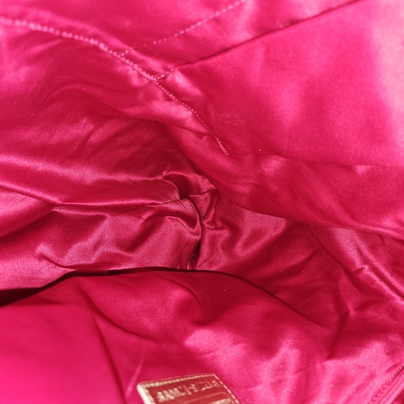 RARE Coach "Poppy Glitter Glam Groovy" Graffiti/Appliqué Handbag Gold - Picture 8 of 10